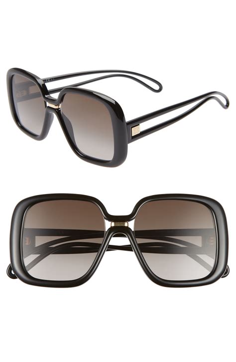 givenchy designer sunglasses|givenchy 55mm oversized sunglasses.